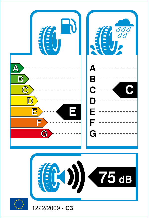 EU-Reifenlabel für STARMAXX POLARMAXX SPORT 235/45 R18 98V